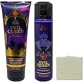 Bath & Body Works Disney Villains Collection Evil Queen Body Cream and Fragrance Mist Duo Set with a Natural Oats Bar Soap - Full Size