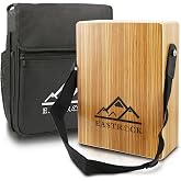 EASTROCK Portable Cajones Beat Box Hand Drum Cajon | Stringed Persussion Instrument Kit with Carrying Bag and Guitar Strings