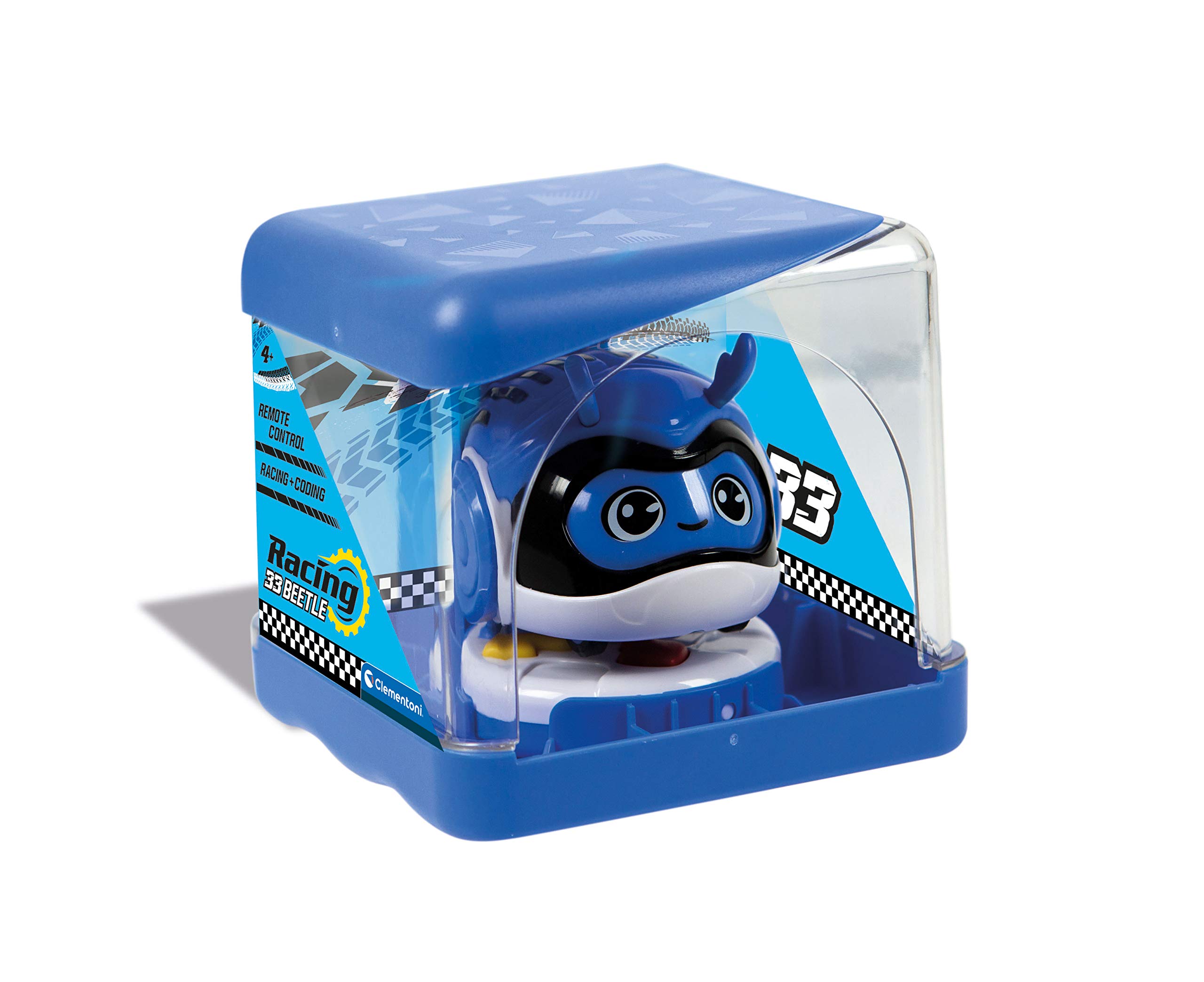 Clementoni - Racing Bug Scarabäe Robot with Remote Control for Kids, Educational and Science Game, 4 Years and Above, 17449, Multi-Colour