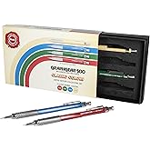 Pentel GraphGear 500 Limited Edition Mechanical Pencil, Classic Colors Box Set, 0.3, 0.5, 0.7, 0.9mm point sizes included, Box of 4 Pencils (PG520RBXSET)