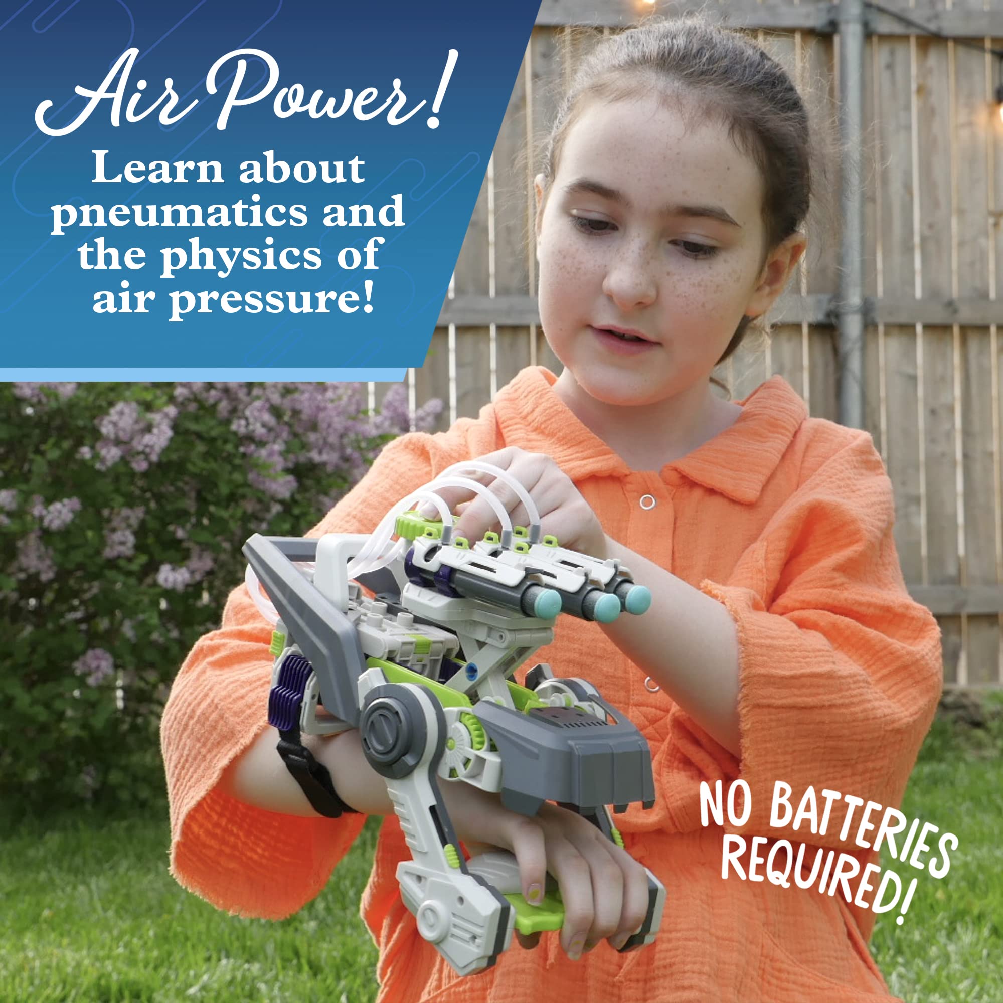 Thames & Kosmos Ultra Bionic Blaster STEM Experiment Kit | Construct a Robotic Foam Dart Blasting Glove | Challenging Build, Learn About Mechanical Technology & Engineering