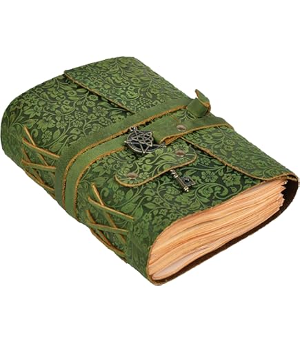 A5 Embossed Elephant Leather Journal - Antique Copper, 200 Pages, PU Cover Notebook - View #14