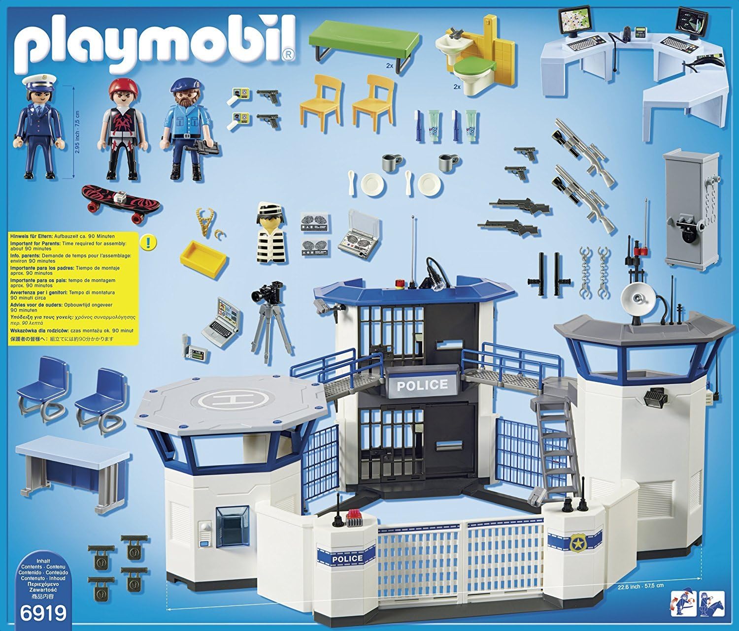 playmobil 5299 portable police station