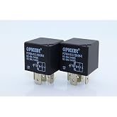 (x2) PC792A-1C-C-12S-DN-X-2 | 5 Pin Bosch Style SPDT 12 VDC Coil, 40/30 Amp Switching, Mini ISO Sealed Automotive Plug-in Relay with Diode | Cross: Omron G8JN-1C6T-DC12