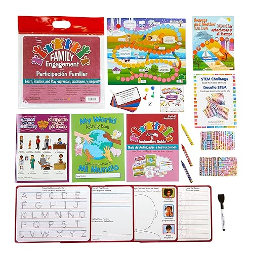 Really Good Stuff Family Engagement Dual Language Reading- Learn, Practice & Play - PreK/K