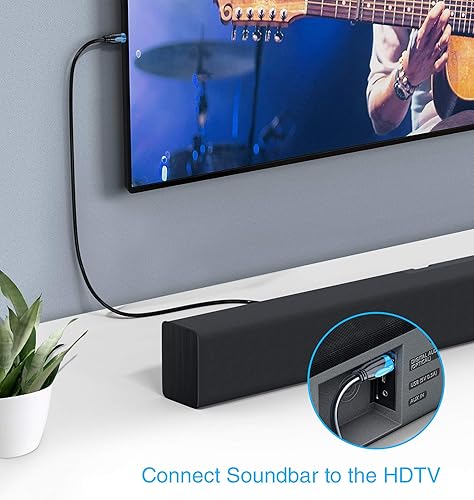 BlueRigger Digital Optical Audio Toslink Cable (6FT, Fiber Optic