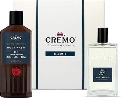 Cremo Palo Santo Gift Set Men 100ml EDT & 473ml Body Wash in Bag