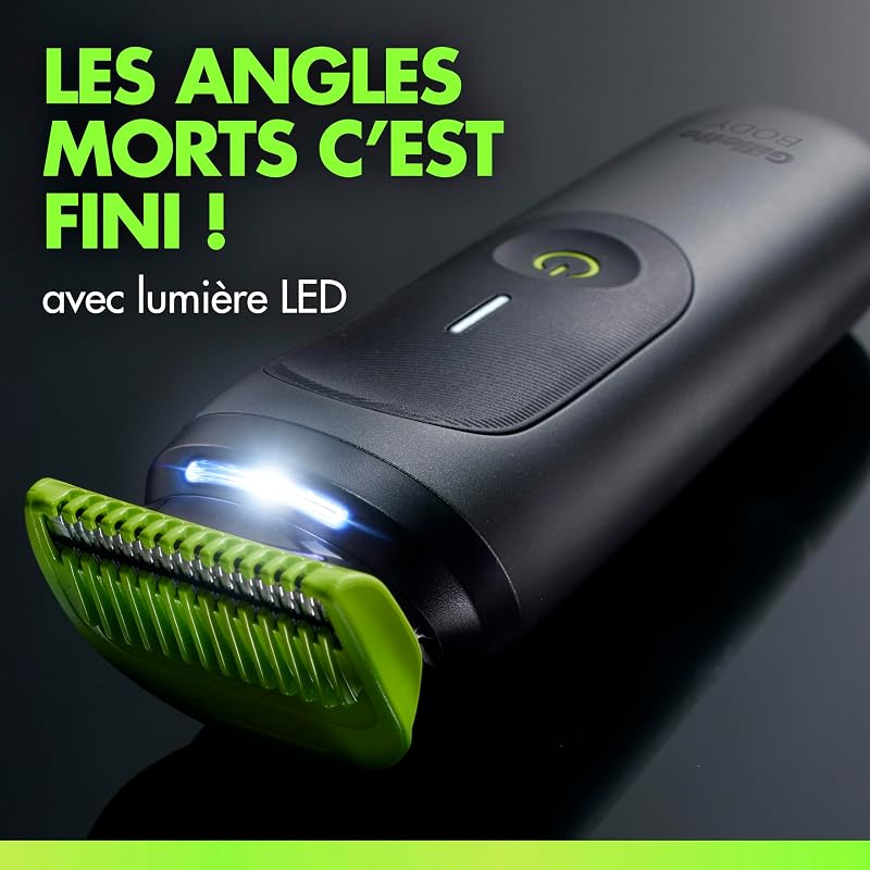 Labs Body + Intimate Tondeuse Homme i7, 8 Accessoires, Noire