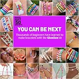 Gionlion Friendship Bracelet Kit Concert Bracelets 18 Colors Beads Tools view 2