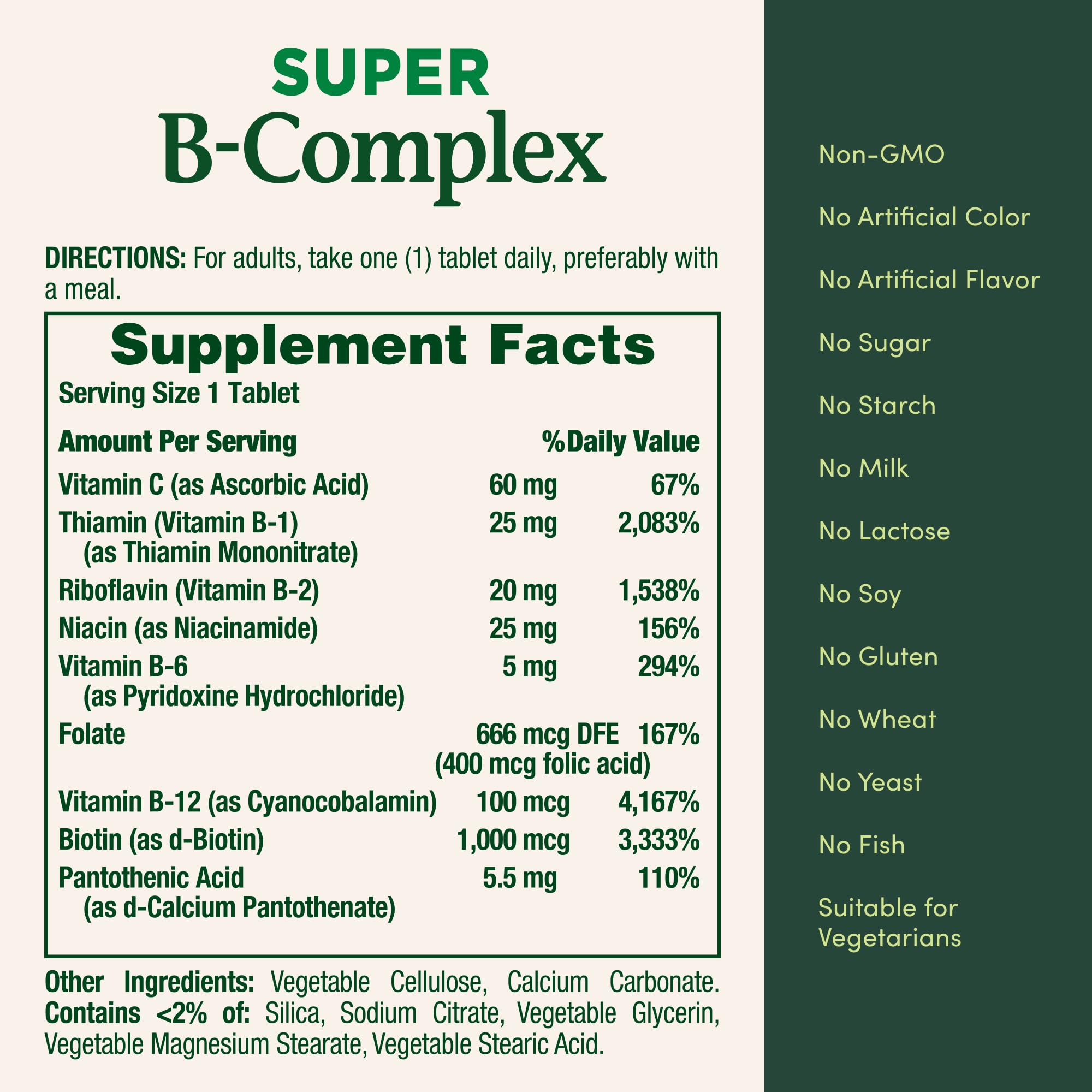 Nature's Bounty Super B Complex Vitamins with Vitamin C & Folic Acid, Vitamins for Immune & Cellular Energy Support, 150 Tablets