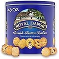 ROYAL DANSK Danish Butter Cookies, 48oz Exclusive Tin, Traditional Assortment, Holiday Gifts, Made with Real Butter, Perfect for Sharing with Recyclable Tin