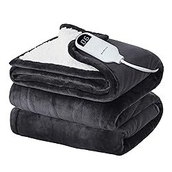 Bedsure Electric Blanket Twin - Soft Flannel Heated