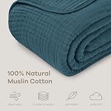 Comfy Cubs Muslin Blanket Throw 127x152 cm Six-Layer Cotton Blankets view 3