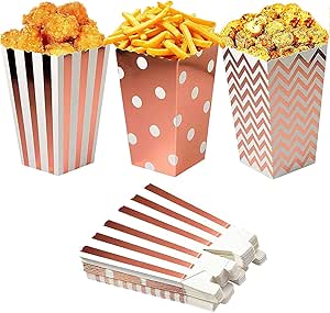 BJ-SHOP Bolsas de Palomitas de Maíz Caja de Palomitas de ...
