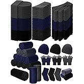 Toulite 120 Pcs Homeless Care Package Supplies Winter Knit Beanies Gloves Socks Fleece Blankets Bulk for Winter Homeless Care