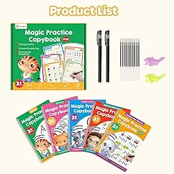 Large Magic Grooved Practice Copybook 5 Pack with