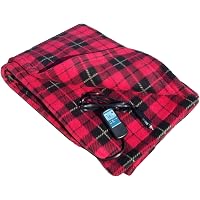 Amazon.com: RoadPro BlackCanyon Outfitters RPHB-110DB 12-Volt Polar Fleece  Heated Travel Blanket : Automotive