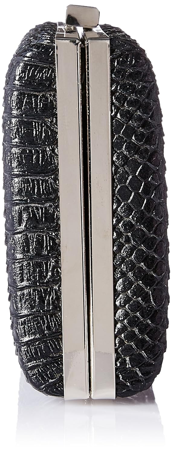 lino perros women's clutch (black)