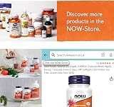 NOW Taurine 500mg 100 Vegan Capsules Lab Tested Gluten Free Soy Free view 9