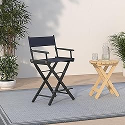 Casual Home 24" Director's Chair Black Frame-with