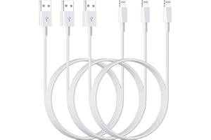 AICHUA USB A to Lightning Cable 3ft 3Pack Apple MFi Certified Apple Lightning iPhone Charger Cable Fast Charging Cords for iPhones 14 13 12 11 Pro Max Xr Xs SE X 8 7 6 5 Plus