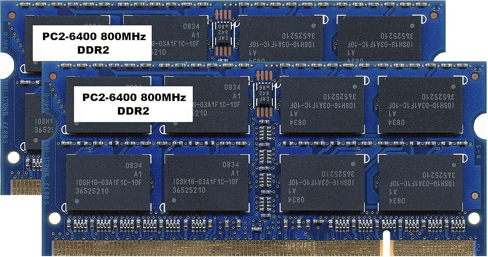 4GB 2x2GB DDR2 PC2-6400 800MHz RAM for Apple iMac Core 2 Duo 2.8GHz 24-inch