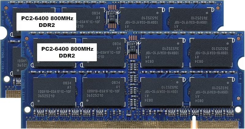 4GB 2x2GB DDR2 PC2-6400 800MHz RAM for Apple iMac Core 2 Duo 2.8GHz 24-inch