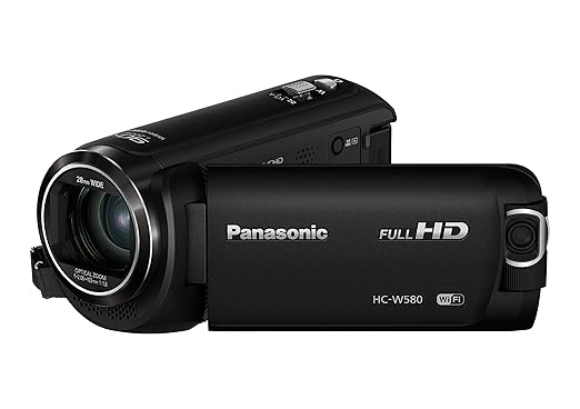 Panasonic HC-W580EG-K Full HD Camcorder (Full HD, 50x opt. Zoom, 2,2 MP BSI Sensor, 28 mm Weitwinkel, opt. 5-Achsen Bildstabi