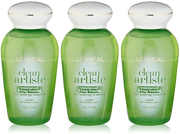 L’OREAL PARIS CLEAN ARTISTE WATERPROOF & LONG WEARING EYE MAKEUP REMOVER 4 OZ