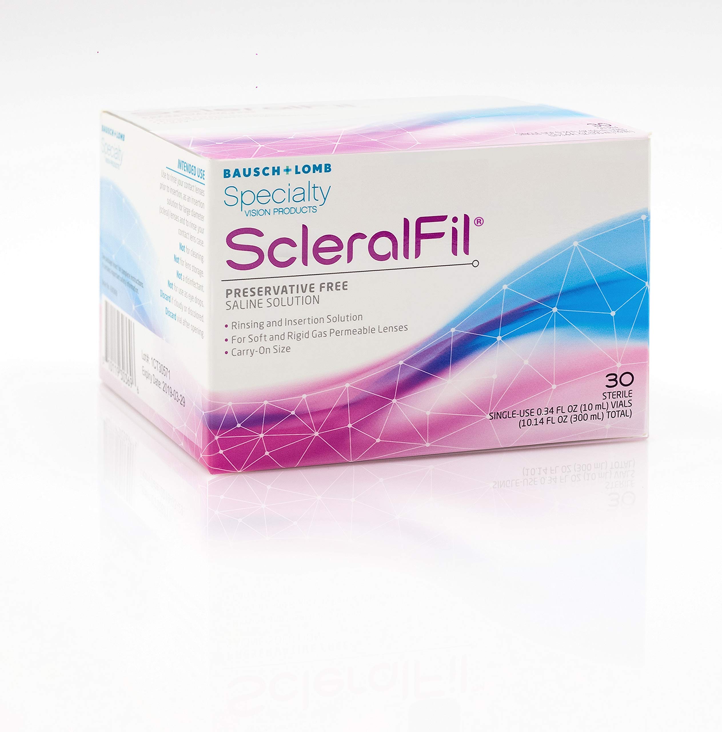 ScleralFil Preservative Free Saline Solution for Scleral, Soft, & Rigid