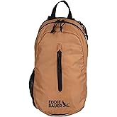 Eddie Bauer Stowaway Packable Sling Bag | Travel | Outdoor | Lightweight | Compact | Ripstop Nylon, Tobacco-10L