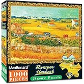 MaxRenard Game 1000 Pieces Jigsaw Puzzle Fine Art Collection Toy Bumper Harves by Vincent Willem Van Gogh