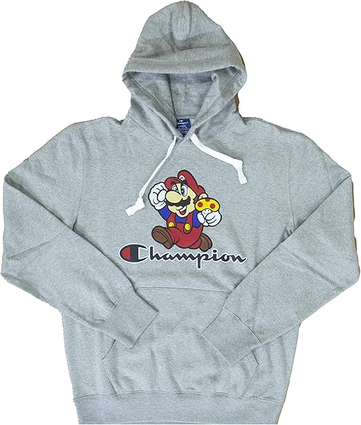 champion hoodie super mario