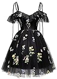 Tulle Homecoming Dresses Short 2023 Spaghetti Strap