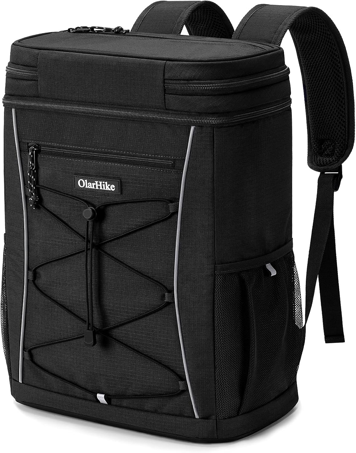 OlarHike Cooler Backpack with Reflective Strip, 30 Cans Insulated Waterproof Backpack Cooler Bag for Hiking, Camping, Picnic : Garden & Outdoor