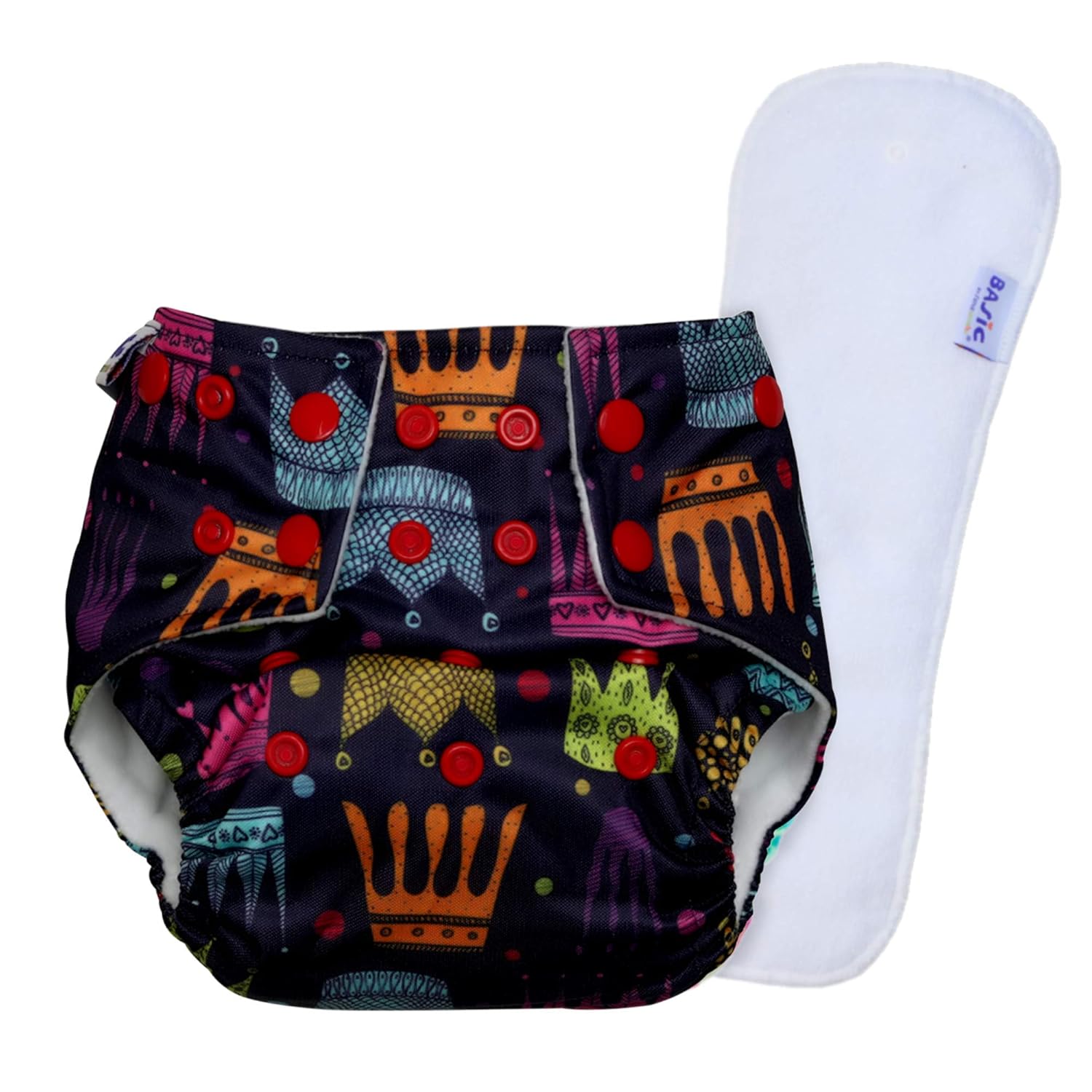 Buy superbottoms Basic 1 Certified Soft Fleece Crown Lined Pocket