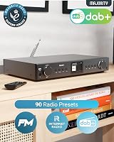 MAJORITY Fitzwilliam Bluetooth Internet Radio DAB FM Spotify Connect 90+ Presets view 4