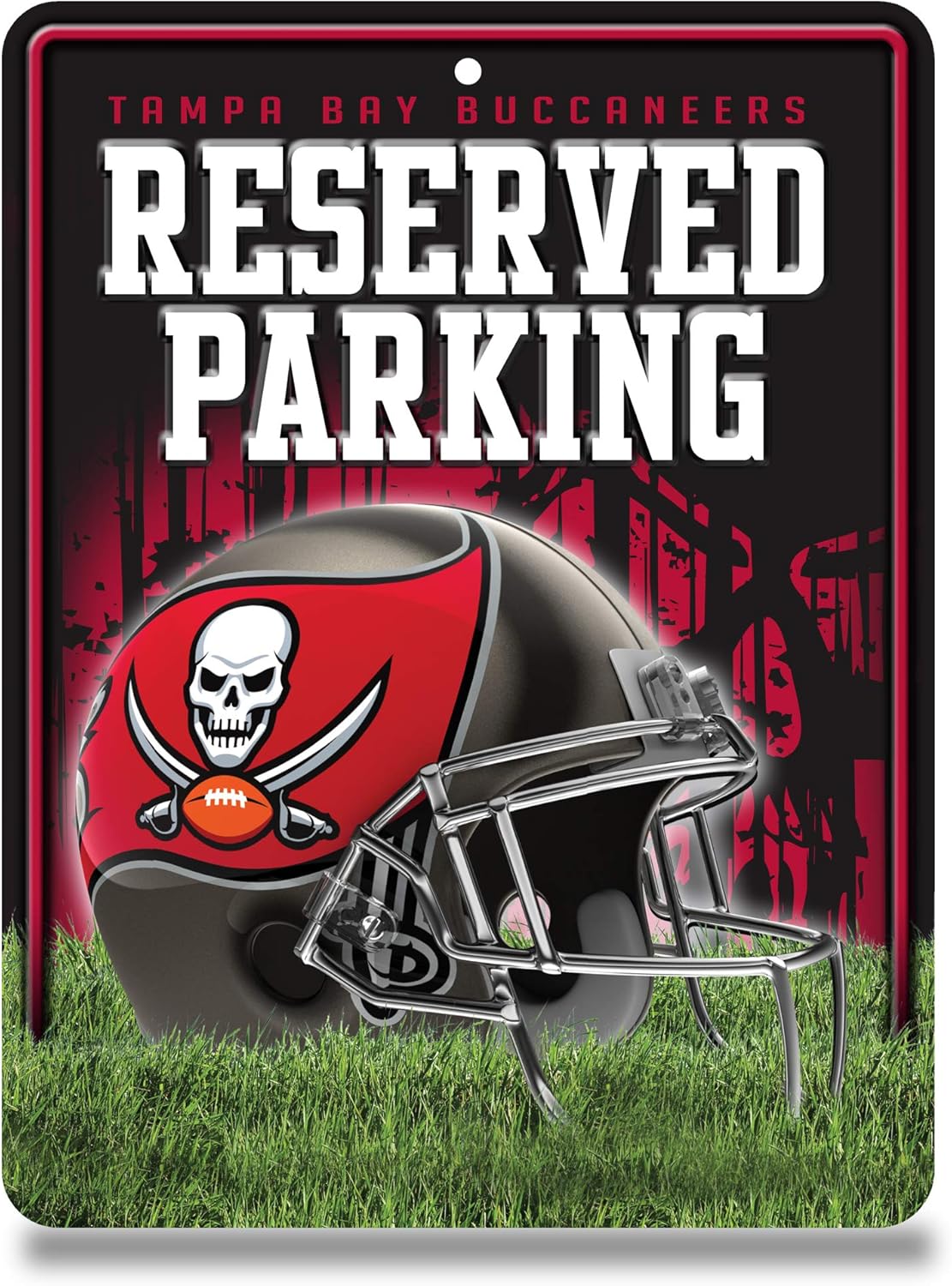 Rico Industries NFL Fan Shop 8.5-Inch by 11-Inch Metal Parking Sign Décor