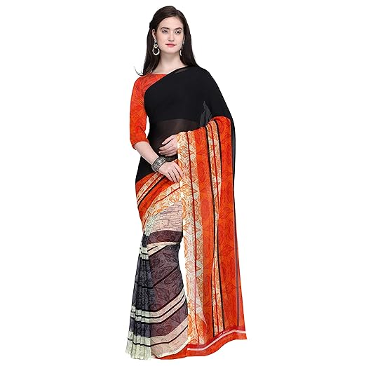 Anand Sarees georgette with blouse piece Saree