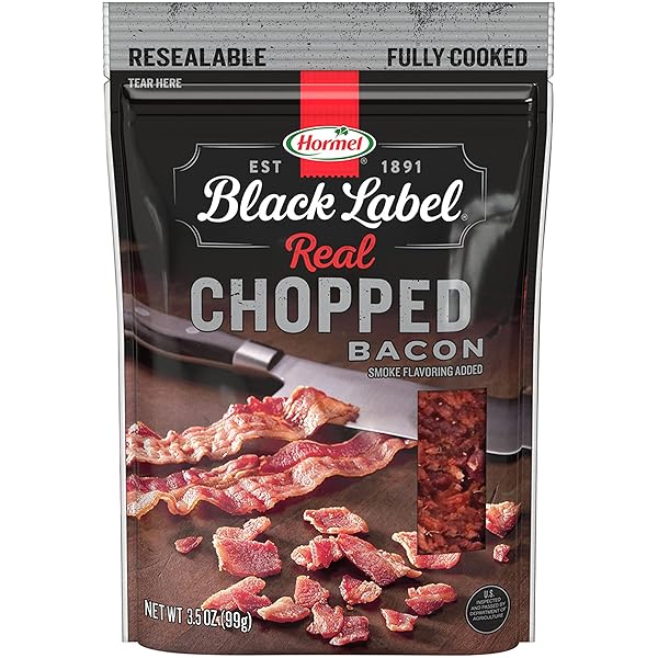 HORMEL BLACK LABEL SNACKS POUCH – CHOPPED BACON,...
