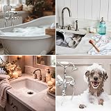 Smith’s 36-38mm Black Plug & Chain Bathtub Sink Plug 48cm Chain Pre-Assembled view 8
