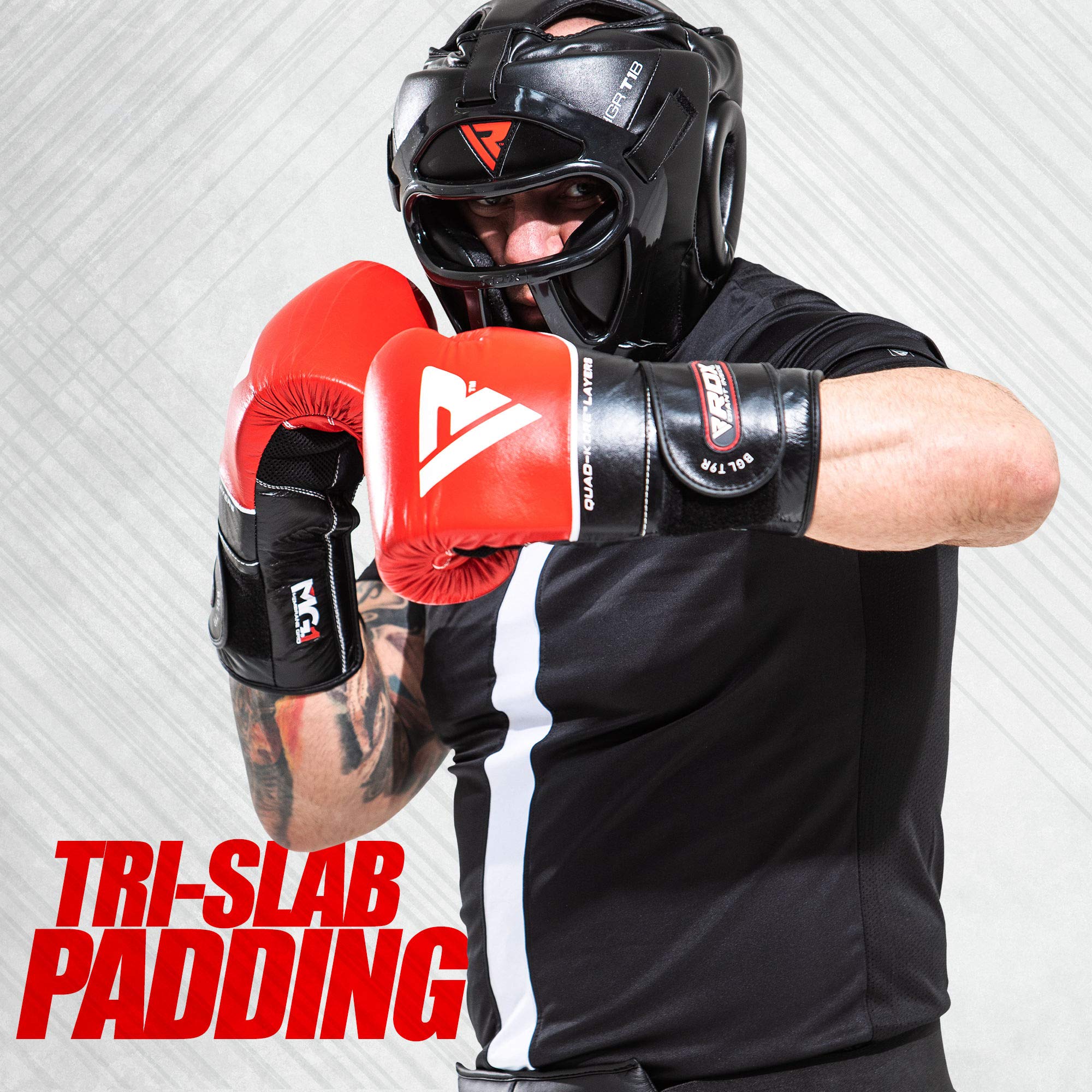 RDX Headguard for Boxing, MMA Training Head Guard with Removable Face