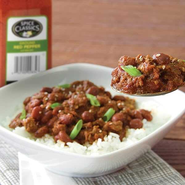 SPICE CLASSICS GROUND RED PEPPER, 14 OZ – ONE 14 OUNCE CONTAINER OF RED PEPPER SEASONING, MADE FROM DRIED GROUND RED CHILI PEPPERS FOR A ZESTY FLAVOR