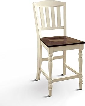 Amazon Com Furniture Of America Pauline Cottage Style Pub Chair