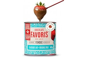 Chocolats Favoris Chocolate Fondue – Classic Milk Chocolate - Large Sharing Can (425 g) – Ready in 25 Minutes | Smooth & Crea