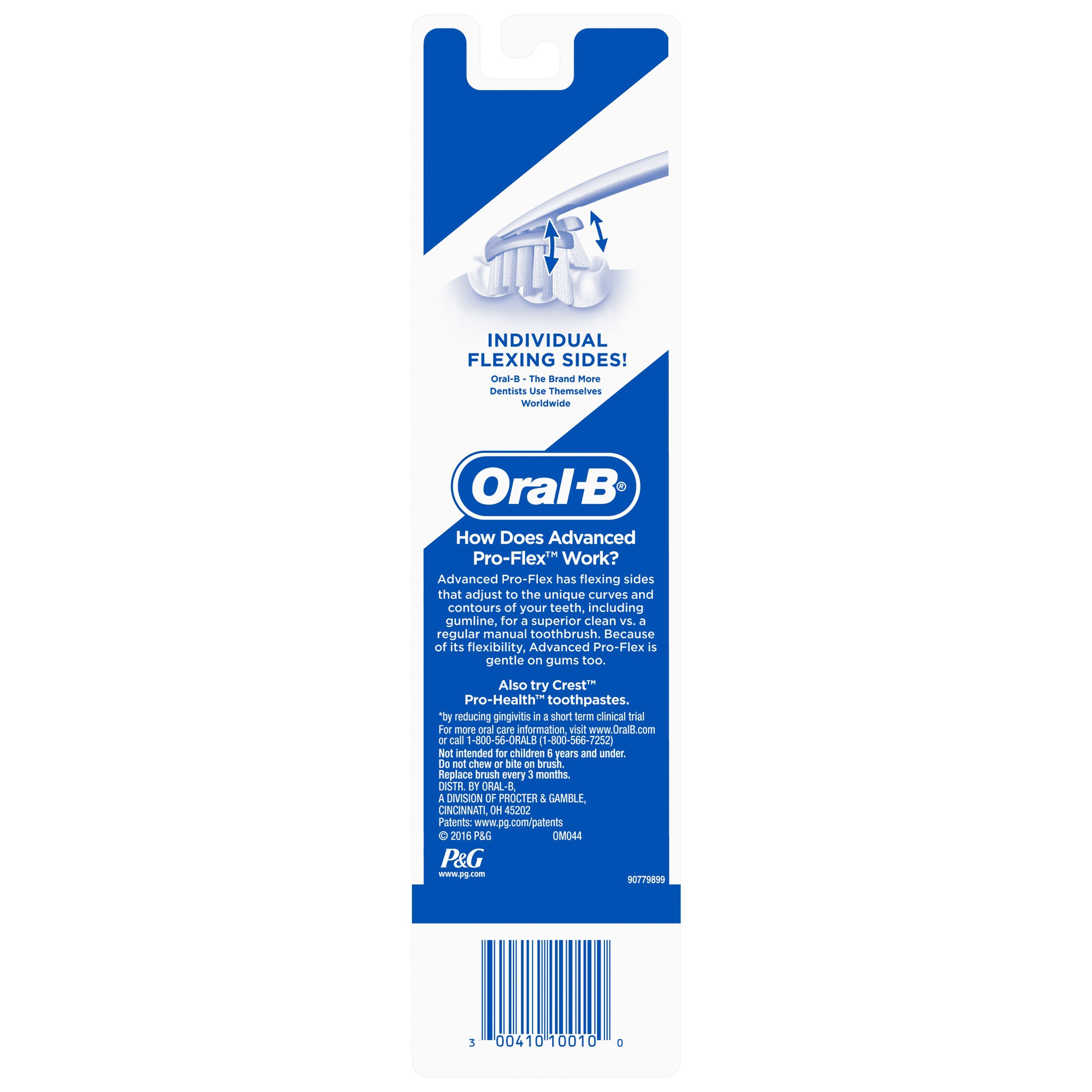 Oral-B Pro-Health Clinical Pro-Flex Toothbrush with Flexing Sides, 40M ...