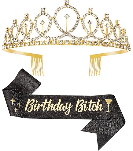 Écharpe D'anniversaire En Tissu Pailleté Noir Et Blanc Pour Homme Et Femme, écharpe D'anniversaire Douce Avec épingle à Nourrice Pour Décoration De Fête D' Anniversaire, Fournitures De Fête