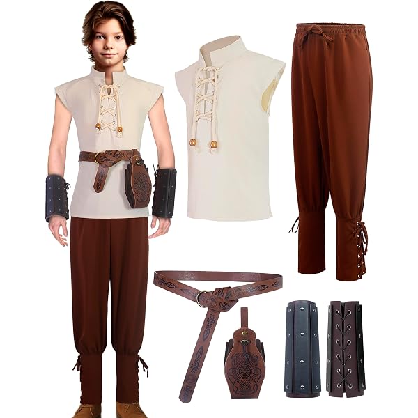 Disfraz De Vikingo Para Niño (6 Años) - Incluye Peto, Camiseta, Cinturón Y Accesorios - Sin Casco Disfraz Bosque Encantado Niño Disfraz De Vikingo Para Niño (6 Años) - Incluye Peto, Camiseta, Cinturón Y Accesorios - Sin Casco Disfraz Bosque Encantado Niño