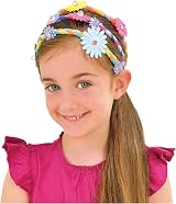 Galt Toys Brilliant Hair Bands Kids Craft Kit Ages 6+ Decorate Flowers Beads view 2