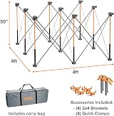 BORA Centipede 1.2m x 1.2m Portable Work Stand 30in Height CK9S Kit view 2